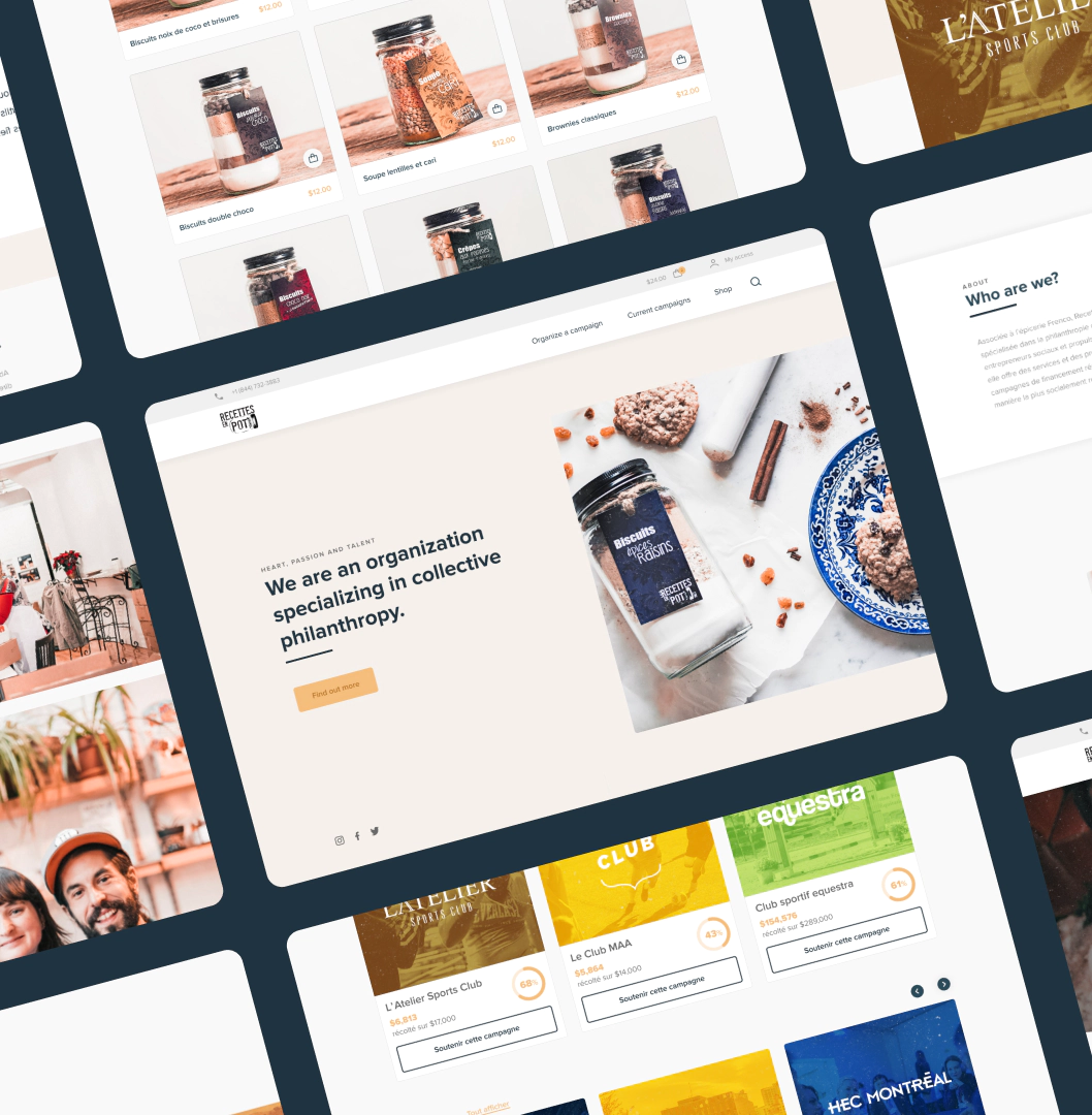 Aperçu de l'étude de cas de Recettes en pot