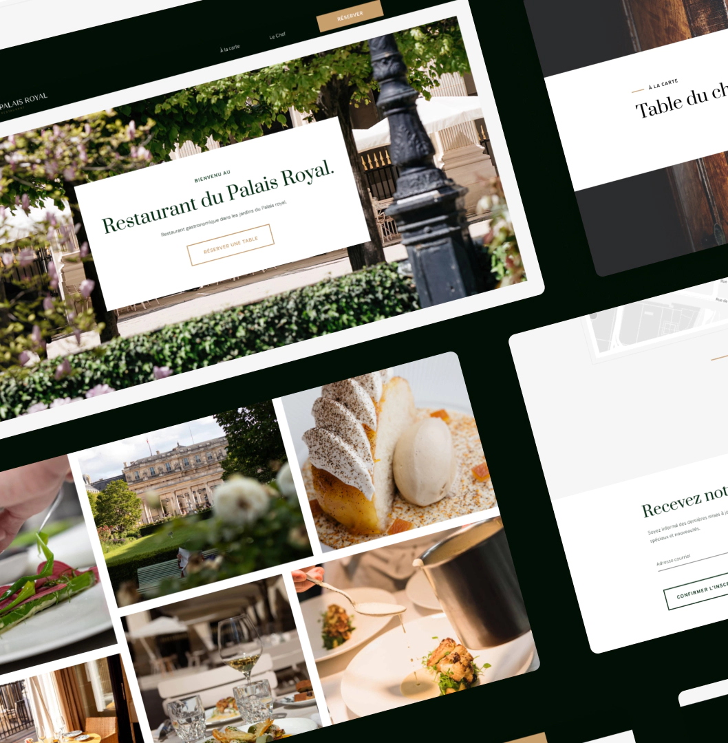 Aperçu de l'étude de cas du Restaurant du Palais Royal